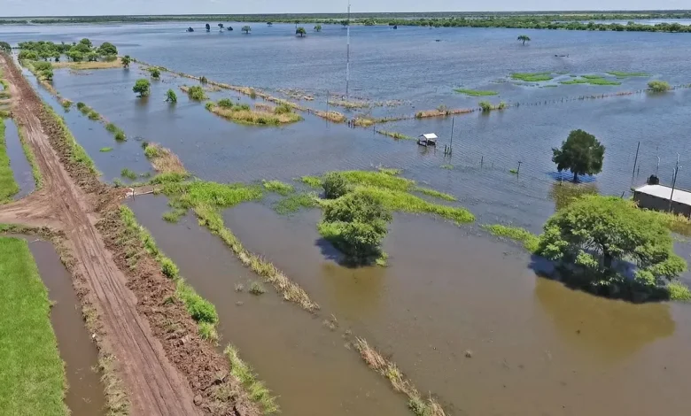 Lluvias en Santa Fe: más de un millón de hectáreas bajo agua en el norte