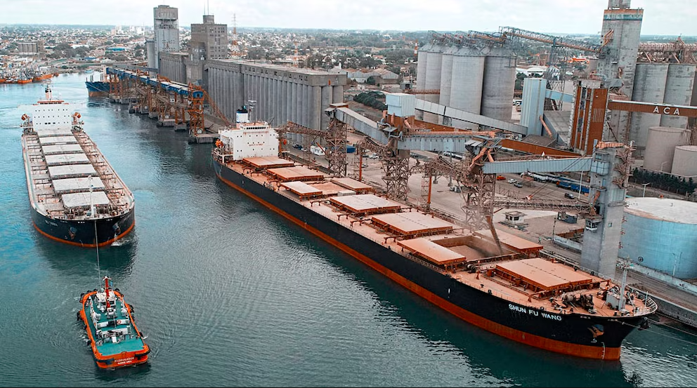 Puerto Quequén completó su primera carga de elementos estratégicos para Vaca Muerta